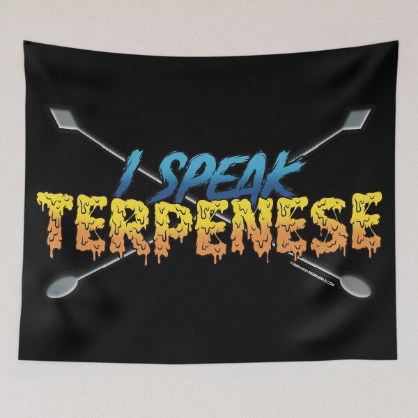 Item preview, I speak Terpenese Young Terps blue Gradient Terpene Dab Art designed and sold by YomeHayin.