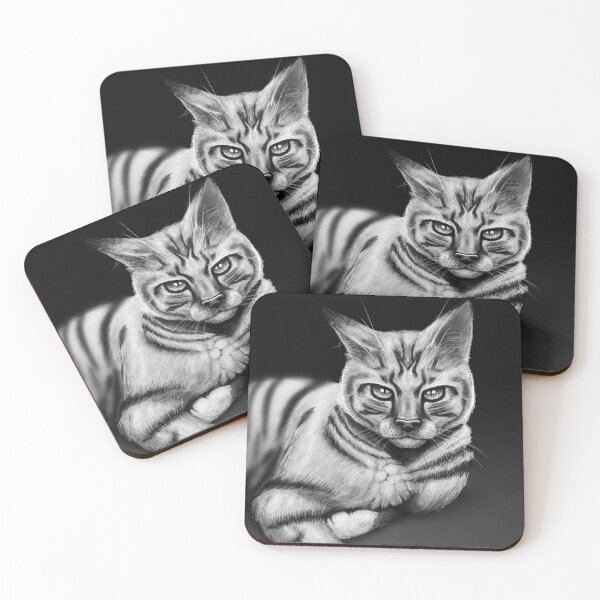 Item preview, Majestic cat black and white designed and sold by Stallelio.