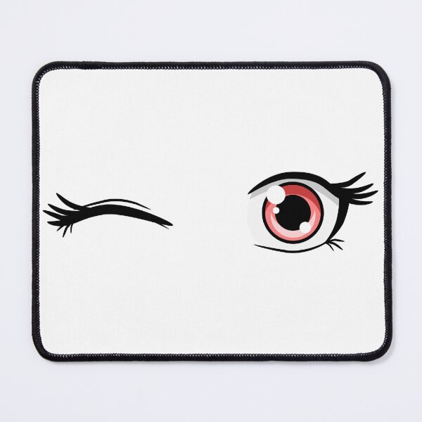 Item preview, Winking Pink Anime Eyes designed and sold by MetaCynth.