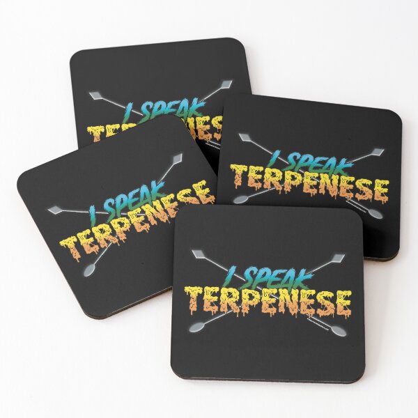 Item preview, I speak Terpenese Young Terps blue and dark green Gradient Terpene Dab Art designed and sold by YomeHayin.