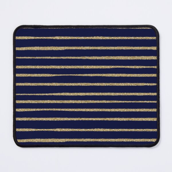 Item preview, Blue Gold Brush Strokes Stripes designed and sold by InovArtS.
