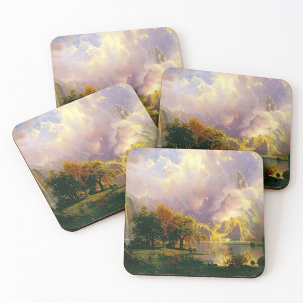 Item preview, Rocky mountains painting designed and sold by ibelieveimages.