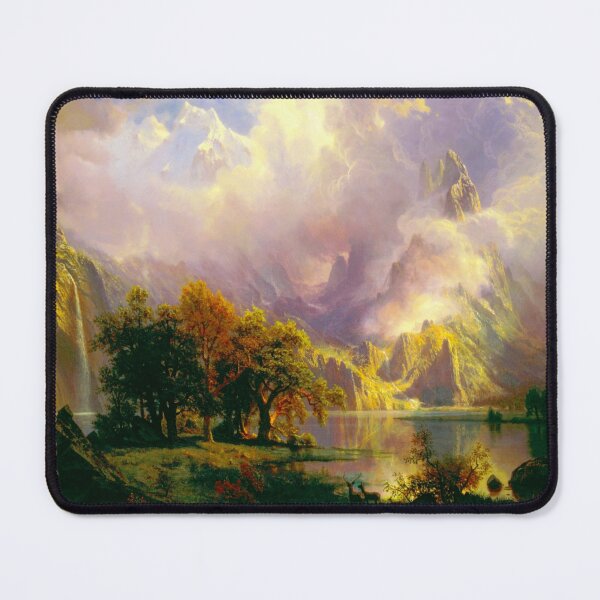 Item preview, Rocky mountains painting designed and sold by ibelieveimages.