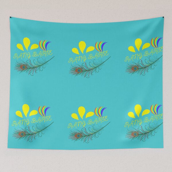 Item preview, Rang Barse Happy Holi  designed and sold by Mita ⭐⭐⭐⭐⭐.