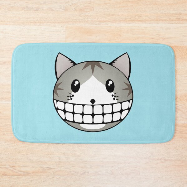 Item preview, Grey Tuxie Tabby Cat with Cheshire Smile designed and sold by RawSunArt.