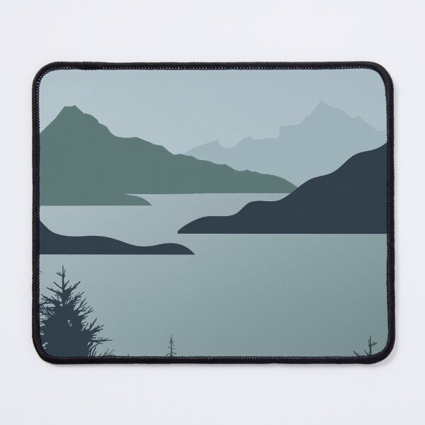 Item preview, Lake Atitlan Illustration designed and sold by Duxt.