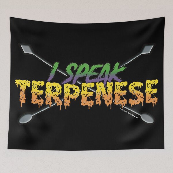Item preview, I speak Terpenese Young Terps green and purple Gradient Terpene Dab Art designed and sold by YomeHayin.