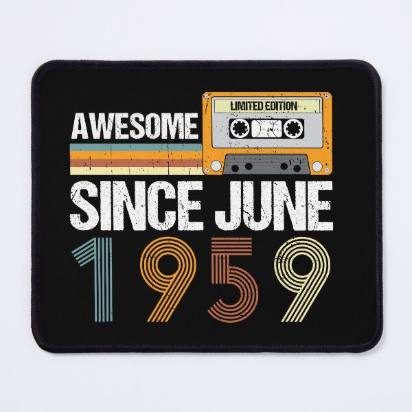 Item preview, Awesome Since June 1959 | 63th birthday | vintage June 1959 designed and sold by AMINE ★★★★★.