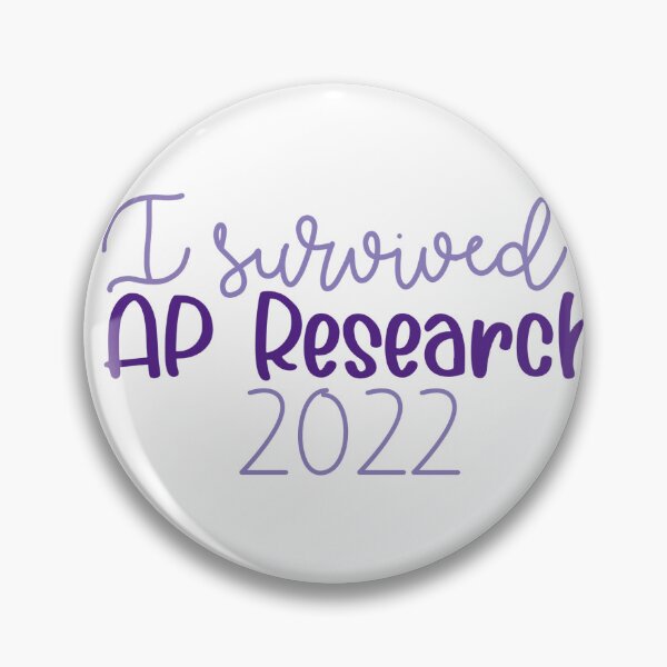 Item preview, I Survived AP Research 2022 purple designed and sold by Hannah Grace Designs.