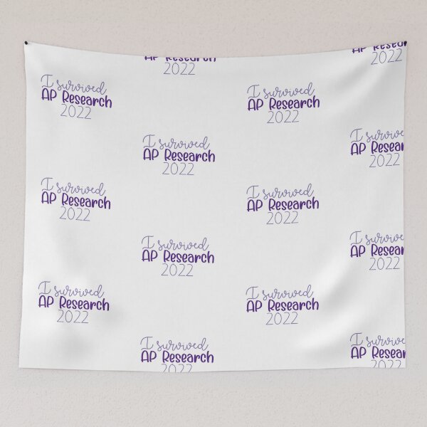 Item preview, I Survived AP Research 2022 purple designed and sold by Hannah Grace Designs.