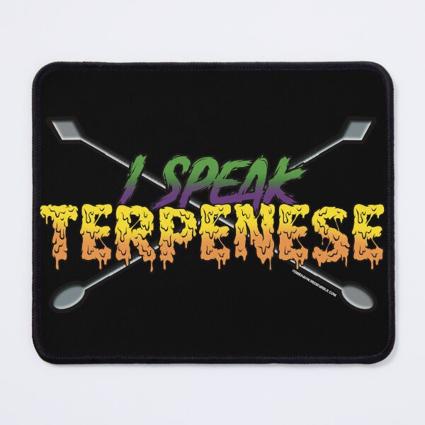 Item preview, I speak Terpenese Young Terps green and dark purple Gradient Terpene Dab Art designed and sold by YomeHayin.