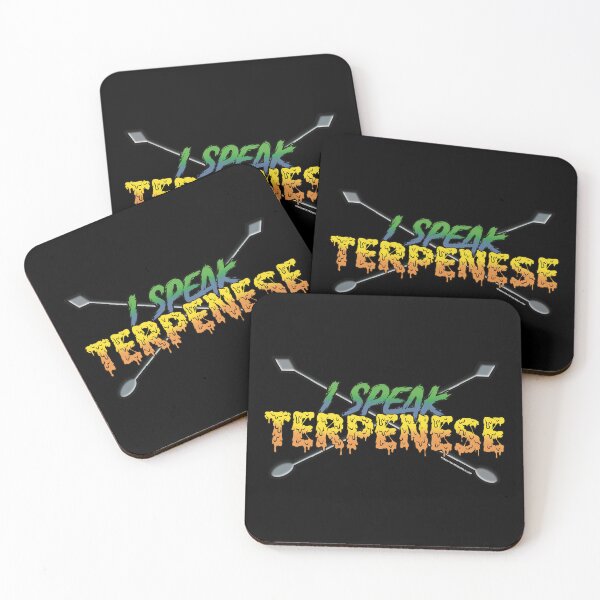 Item preview, I speak Terpenese Young Terps green and blue Gradient Terpene Dab Art designed and sold by YomeHayin.