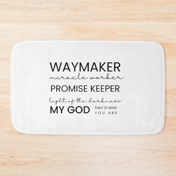 Item preview, Waymaker, miracle worker  designed and sold by kaylasbtq.