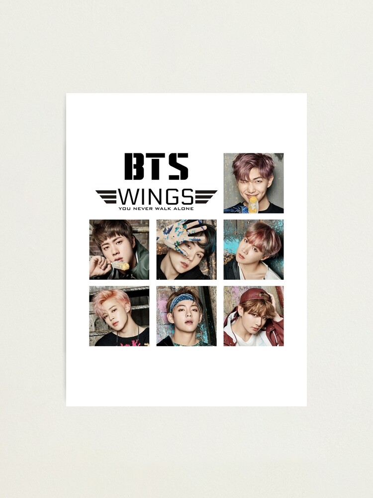 Bts Ynwa Right Version 01 Photographic Print By Nurfzr Redbubble
