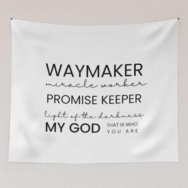 Item preview, Waymaker, miracle worker  designed and sold by kaylasbtq.
