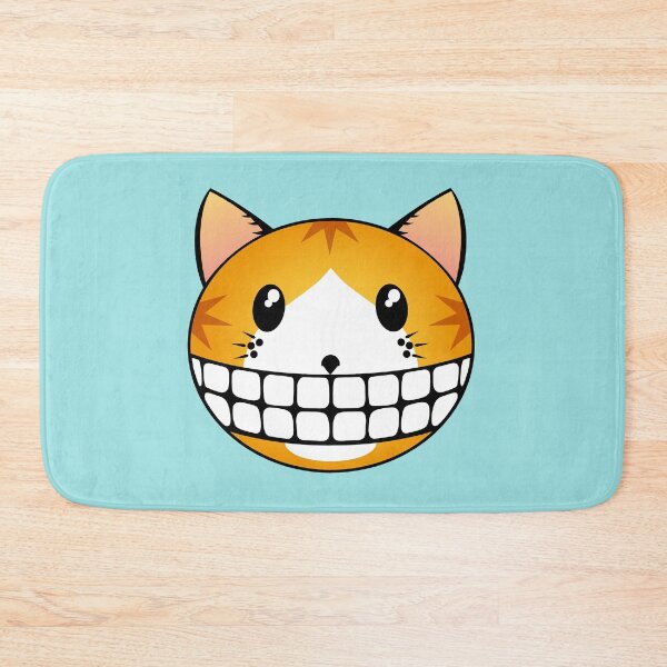 Item preview, Ginger Tuxie Tabby Cat with Cheshire Smile designed and sold by RawSunArt.