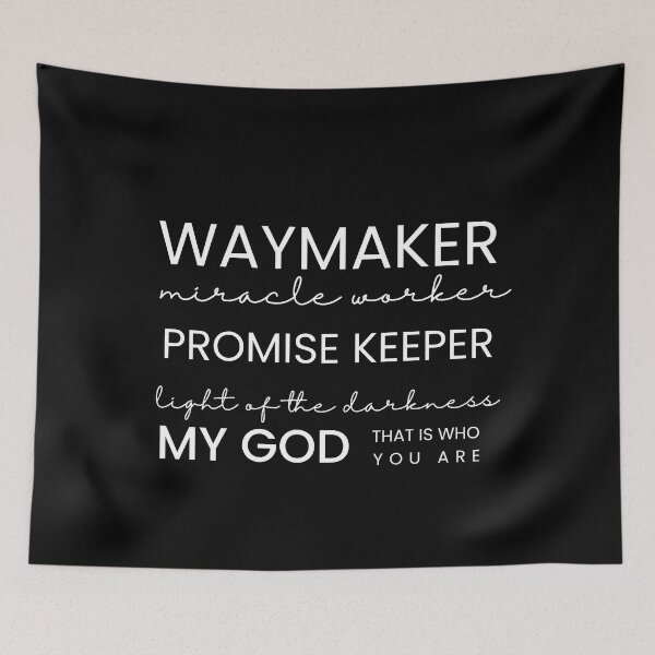 Item preview, Waymaker, miracle worker  designed and sold by kaylasbtq.