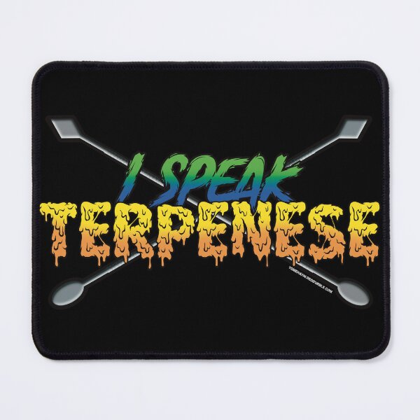 Item preview, I speak Terpenese Young Terps green and dark blue Gradient Terpene Dab Art designed and sold by YomeHayin.