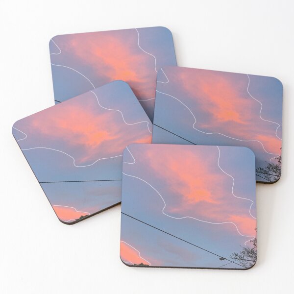 Item preview, pink clouded sky designed and sold by okaykai.