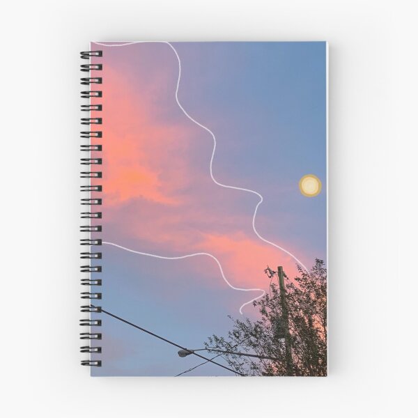 Item preview, pink clouded sky designed and sold by okaykai.
