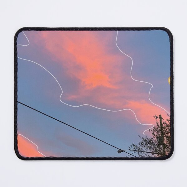 Item preview, pink clouded sky designed and sold by okaykai.