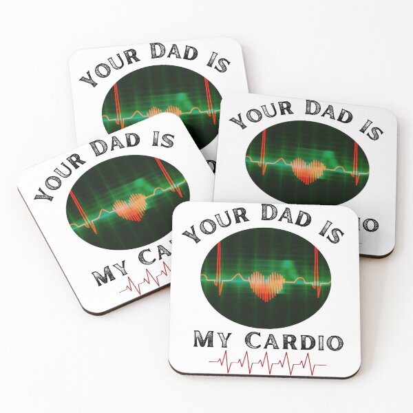 Item preview, Your Dad Is My Cardio, gym and muscle and fitness T-Shirt designed and sold by Dragsma ⭐⭐⭐⭐⭐.