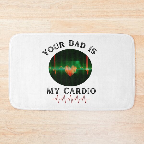 Item preview, Your Dad Is My Cardio, gym and muscle and fitness T-Shirt designed and sold by Dragsma ⭐⭐⭐⭐⭐.