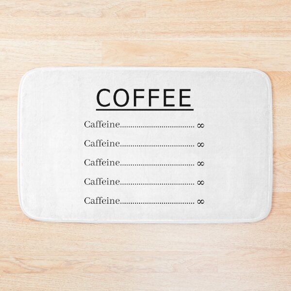 Item preview, Coffee Ingredients - Caffeine Lovers designed and sold by morganmaterni.
