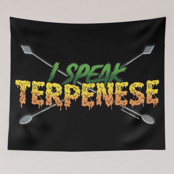Item preview, I speak Terpenese Young Terps green Gradient Terpene Dab Art designed and sold by YomeHayin.