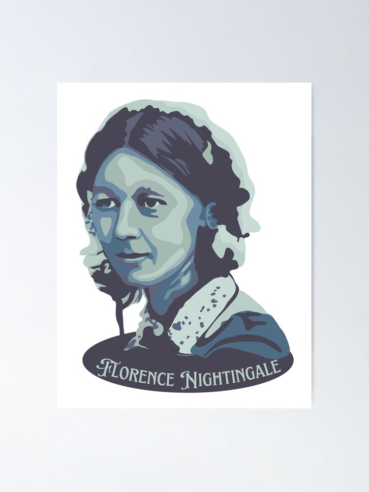 Florence Nightingale Portrait Poster For Sale By Unhingedheather Redbubble 2759