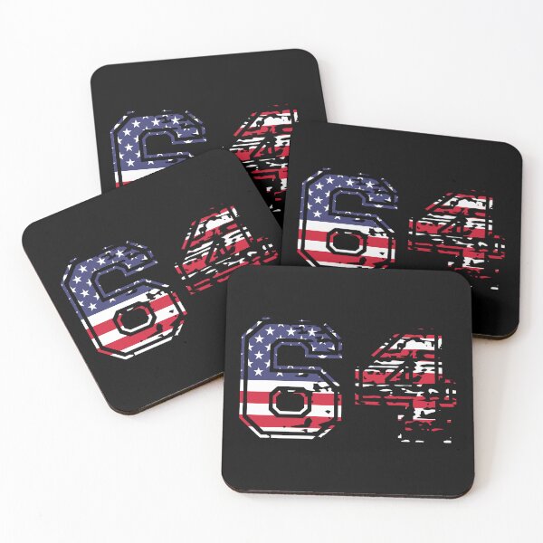 Item preview, 64 American football number USA sixty-four designed and sold by Proud Pro Gifts.