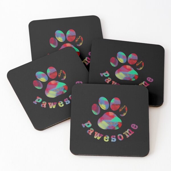 Item preview, Pawesome For Animal Lovers with Bright Reds Greens and Yellow designed and sold by AMSonArt.