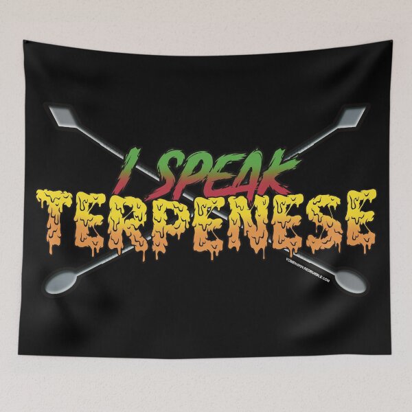 Item preview, I speak Terpenese Young Terps green and red Gradient Terpene Dab Art designed and sold by YomeHayin.