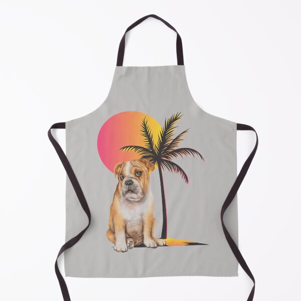 Item preview, Dog Sunset Palm Tree designed and sold by HappyLifeCreate.