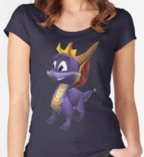 Spyro Fake Smile Women's Fitted Scoop T-Shirt