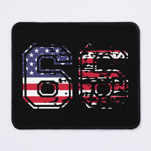 Item preview, 66 American football number USA sixty-six designed and sold by Proud Pro Gifts.