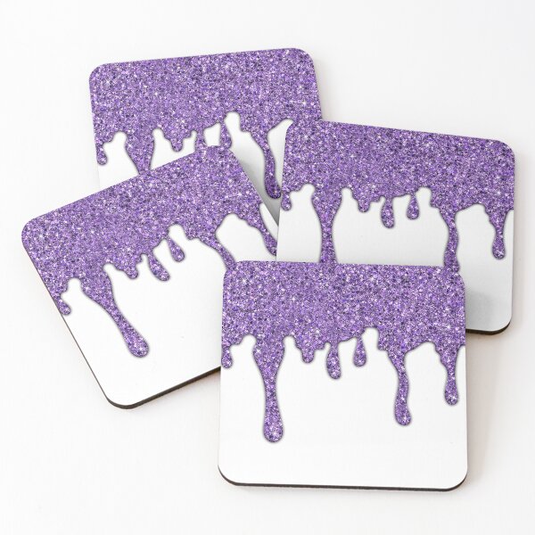 Item preview, Purple glitter drip designed and sold by ibelieveimages.