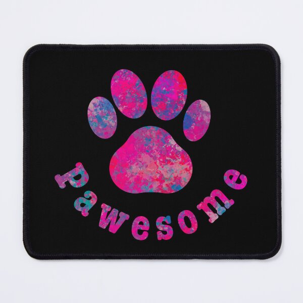Item preview, Pawesome For Animal Lovers with Bright Pinks and Red Drops designed and sold by AMSonArt.