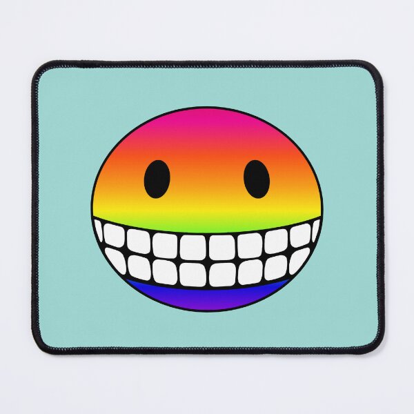 Item preview, Smile Wide Rainbow Smiley Face designed and sold by RawSunArt.