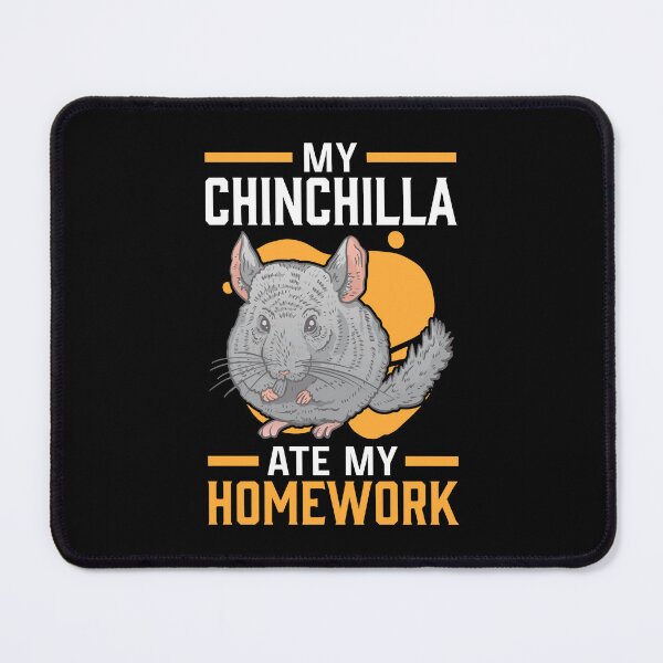 Item preview, Chinchillas doing homework eaten dust bunnies designed and sold by madgrfx.