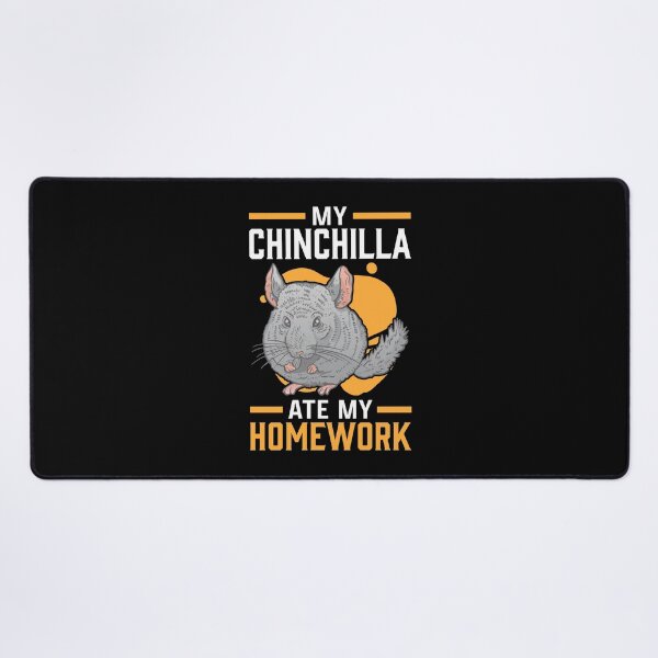 Item preview, Chinchillas doing homework eaten dust bunnies designed and sold by madgrfx.