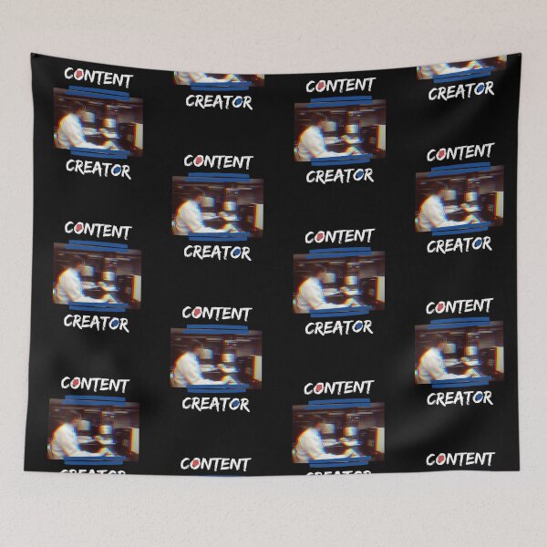 Item preview, Content Creator Working Computer Social Media Video Editing designed and sold by ShereeNikole.