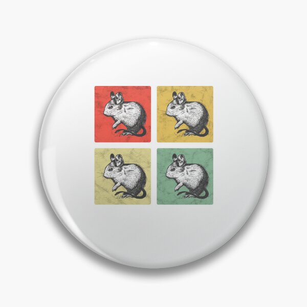 Item preview, Degu Vintage Chilean Rodent Degu designed and sold by madgrfx.