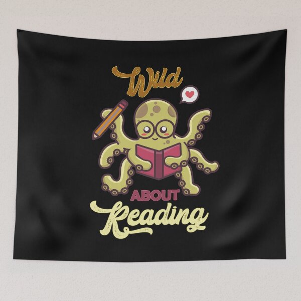 Item preview, Wild About Reading- Book Lover's Gift Ideas designed and sold by EvaWolf.