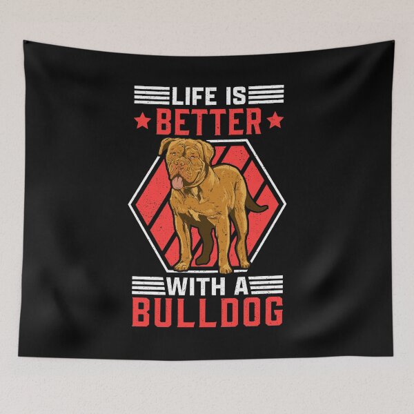 Item preview, Life with Bulldog Olde English Bulldogge designed and sold by madgrfx.