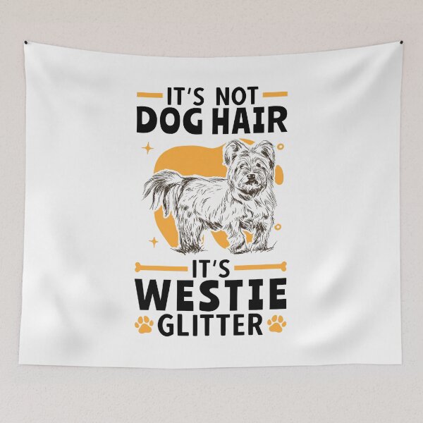 Item preview, Westie glitter West Highland White Terrier designed and sold by madgrfx.