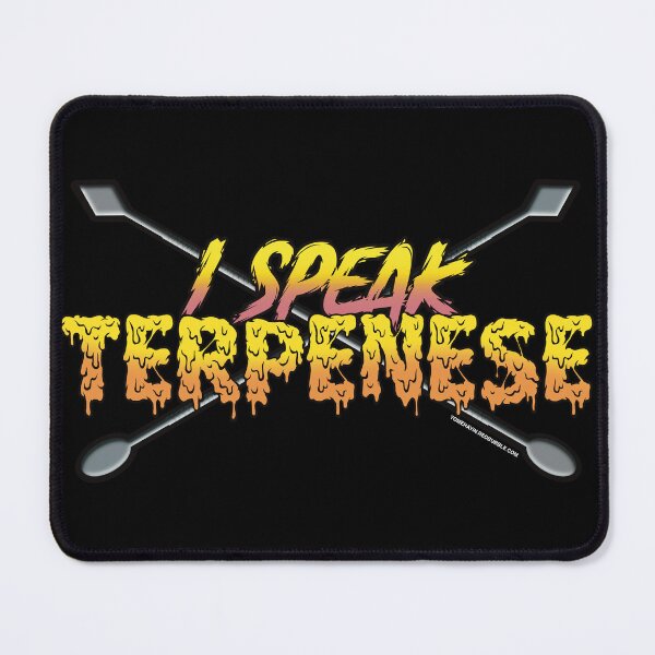 Item preview, I speak Terpenese Young Terps yellow and pink Gradient Terpene Dab Art designed and sold by YomeHayin.