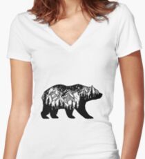 Fernweh Shirt mit V-Ausschnitt