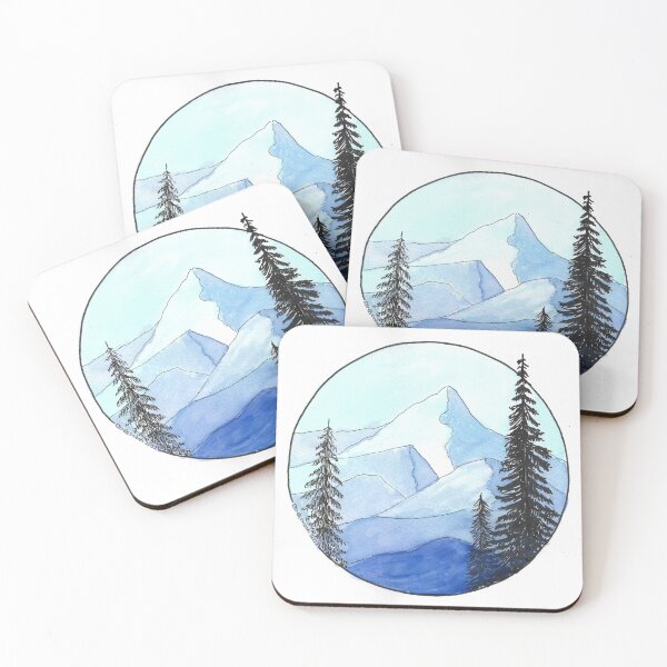 Item preview, Blue Mountains  designed and sold by ReneeDixonArt.