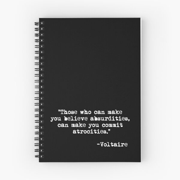 Item preview, Those who can make you believe absurdities... - Voltaire (white) designed and sold by Thelittlelord.